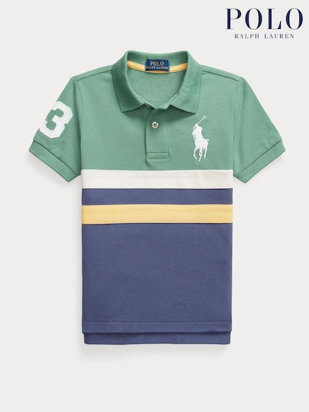 Polo Ralph Lauren Green 100% Cotton Polo Shirt (F37688) | £75 - £79