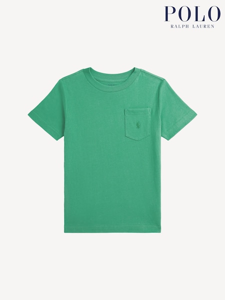 Polo Ralph Lauren Green 26/1 Jersey Short Sleeve T-Shirt (F37691) | £0