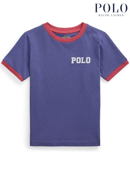Polo Ralph Lauren Blue 26/1 Jersey Short Sleeve T-Shirt (F37713) | £49 - £55