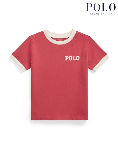 Polo Ralph Lauren Red 26/1 Jersey Short Sleeve T-Shirt (F37738) | £49 - £55