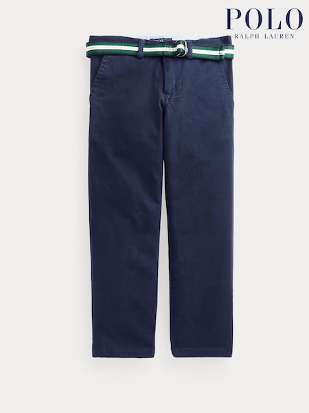 Polo Ralph Lauren Blue Bedford Twill Stretch Chino Trousers (F37742) | £0