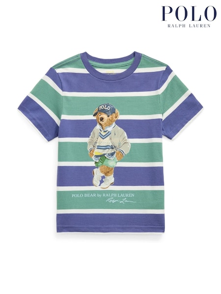 Polo Ralph Lauren Green 26/1 Jersey Short Sleeve 100% Cotton T-Shirt (F37747) | £49 - £55
