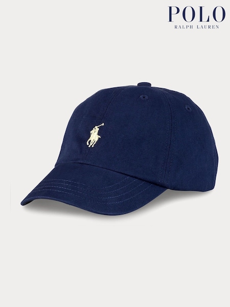 Polo Ralph Lauren Dark Blue Boys 100% Cotton Chino Ball Cap Hat (F37753) | £0