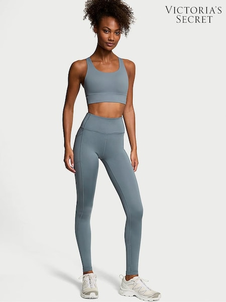 Victoria's Secret Dark Steel Grey 7/8 Length Essential Pocket Leggings (F37874) | £35