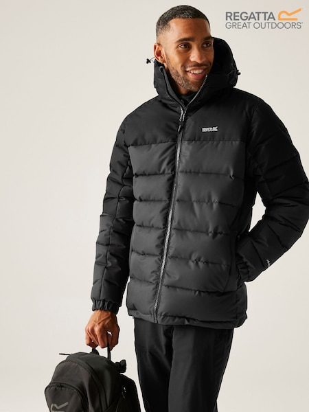 Regatta Black Aldthorn Heavyweight Padded Coat (F37876) | £70