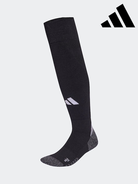adidas Black/Grey 24 Aeroready Football Knee Socks (F37972) | £15