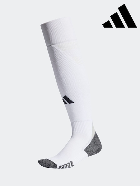 adidas White Ground 24 AEROREADY Football Knee Socks (F37978) | £15