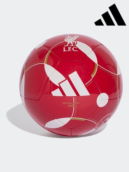 adidas Red/White Liverpool FC Home Club Ball (F38018) | £20
