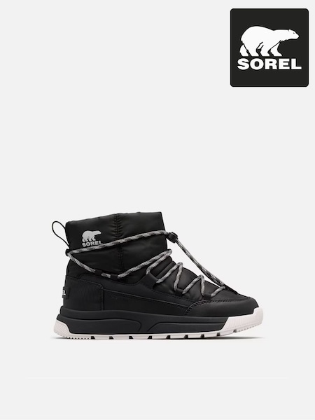 Sorel Whitney III Lace Up Snow Black Boots (F38265) | £110