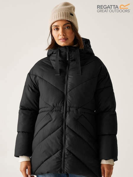 Regatta Black Rusey Heavyweight Water Repellent Jacket (F38401) | £60