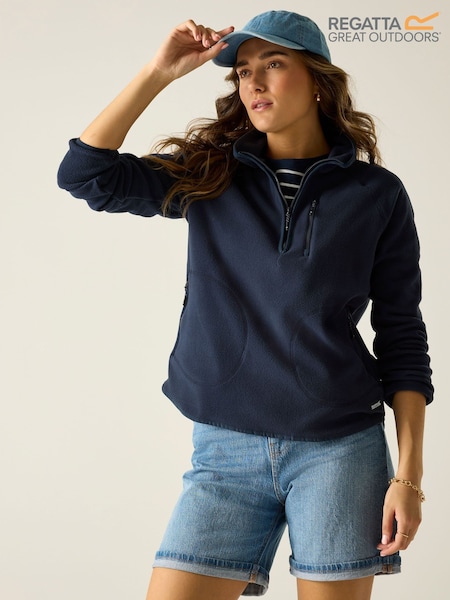 Regatta Blue Frankie Half Zip Fleece (F38407) | £25