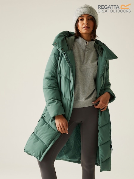Regatta Dark Green Nurie Heavyweight Water Repellent Coats (F38418) | £84