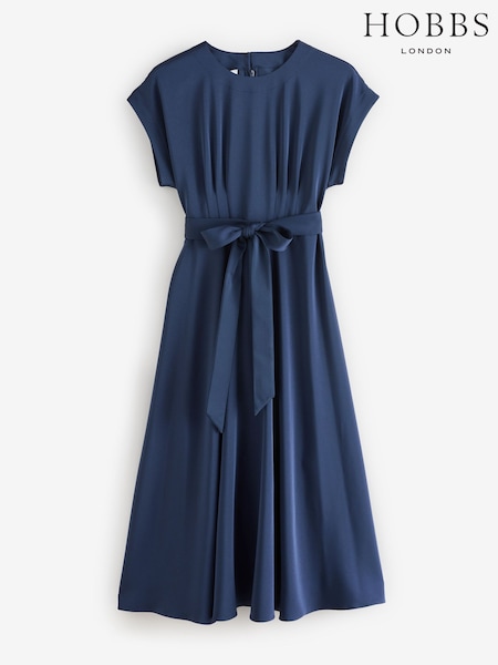 Hobbs Blue Petite Radclyffe Dress (F38480) | £199
