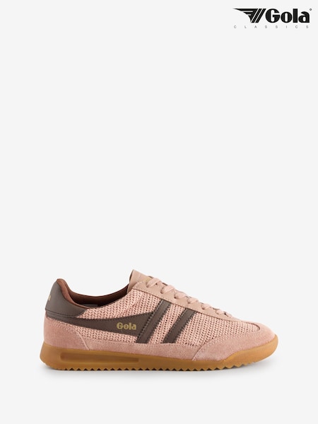 Gola Cameo Dark Brown Womens Tornado Glimmer Metallic Trainers (F38695) | £80
