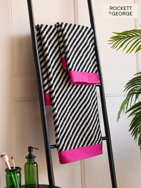 Rockett St George Multi Sandstripe 100% Cotton Towel (F40009) | £12 - £22