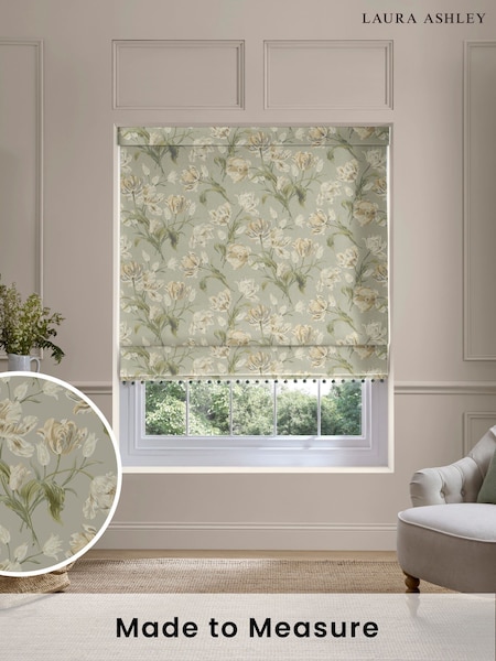 Laura Ashley Green Gosford Made to Measure Roman Blind (F40125) | £119