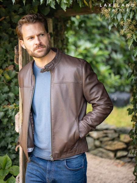 Lakeland Leather Brown Calder Jacket (F40151) | £229