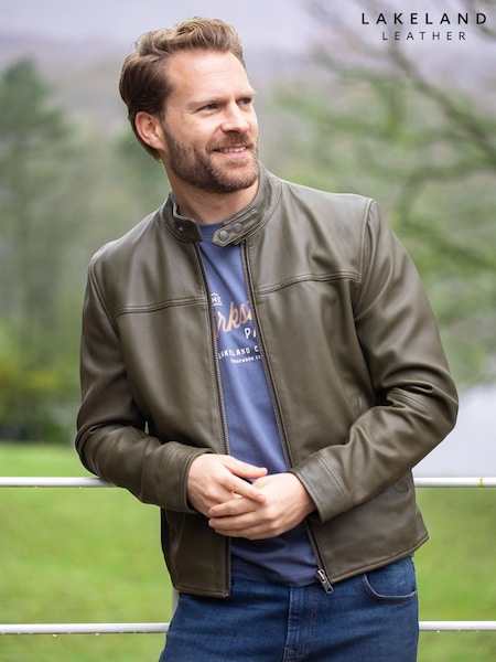 Lakeland Leather Green Calder Jacket (F40153) | £229