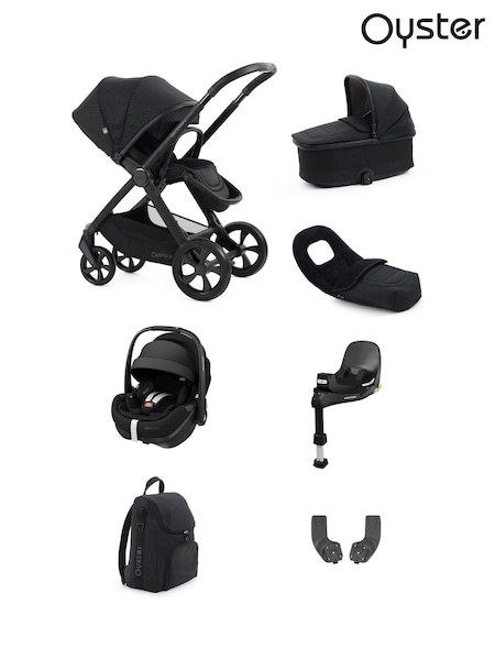 Oyster 7 Piece Raven 4 Luxury Bundle with Maxi Cosi 360 Car Seat (F40333) | £1,220