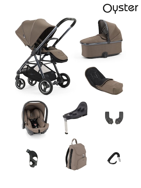 Oyster 9 Piece Mink Gravity Bundle With Capsule Car Seat (F40444) | £799