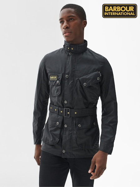 Barbour® International Slim Black Jacket (F40723) | £299