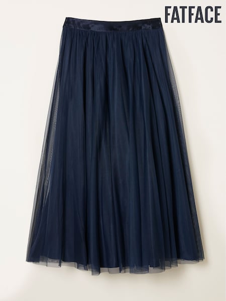 FatFace Violet Dark Navy Prom Tulle Skirt (F40807) | £89