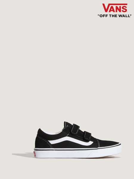 Vans Kids Old Skool Black/White Trainers (F40858) | £50