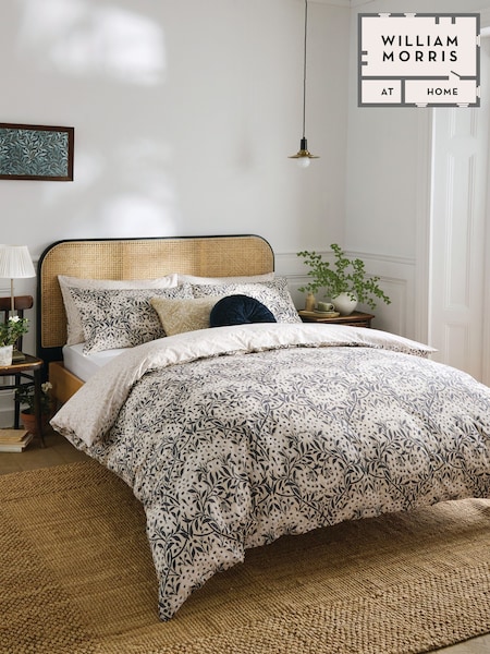 William Morris At Home Linen Michaelmas Daisy Duvet Cover and Pillowcase Set (F41087) | £60 - £110