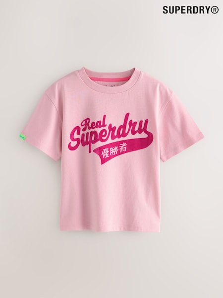 Superdry Pink Essential T-Shirt (F41280) | £16 - £18