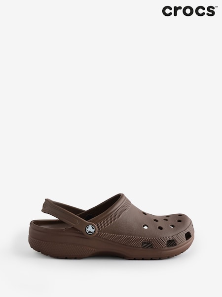 Crocs Brown Adults Classic Clogs (F41325) | £0