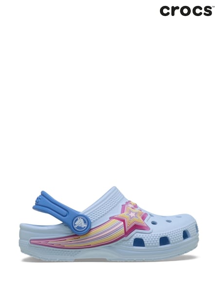Crocs Blue Toddler Classic Star Lights Sandals (F41569) | £45