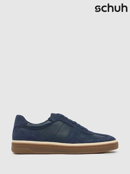 Schuh Blue Walker Suede Gum Trainers (F41600) | £55