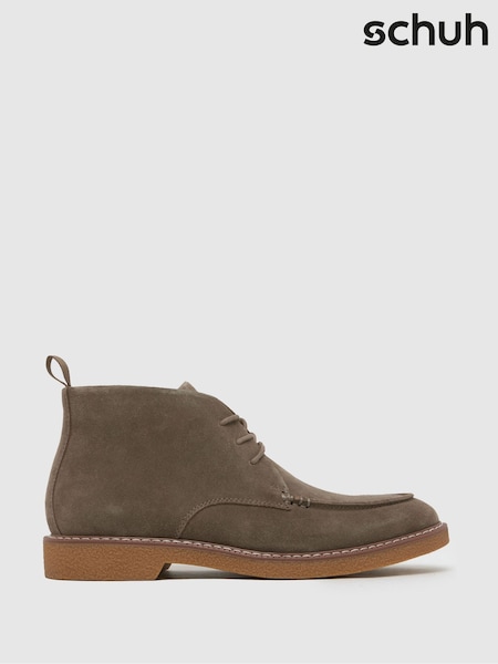 Schuh Dabi Suede Apron Lace-Up Boots (F41601) | £75