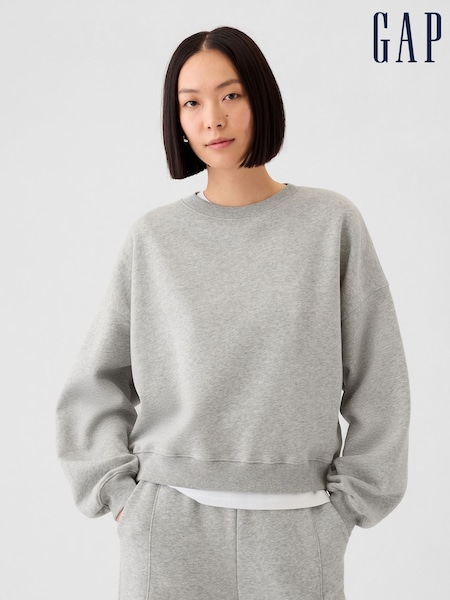 Gap Grey Vintage Soft Wedge Crew Neck Sweatshirt (F41626) | £35