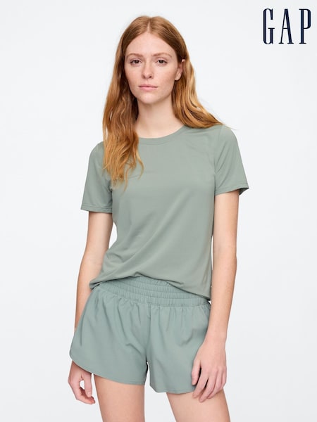 Gap Green Brushed Jersey Short Sleeve T-Shirt (F41633) | £15