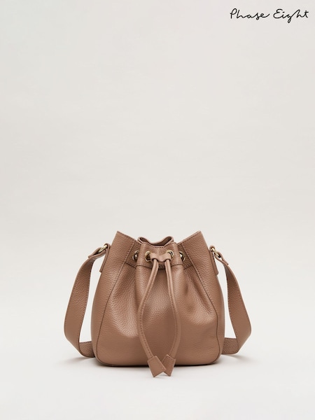 Phase Eight Natural Leather Bucket Bag (F41859) | £99