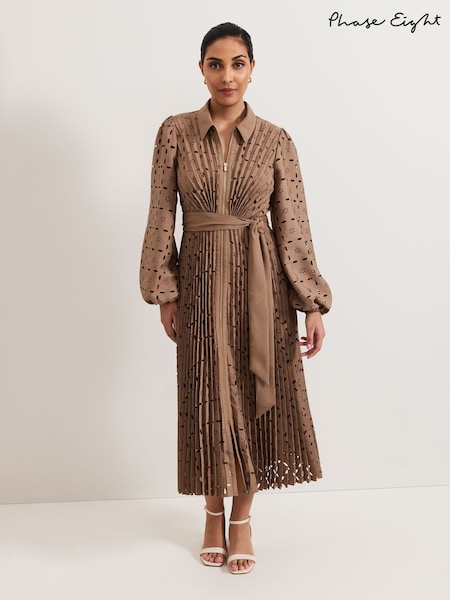 Phase Eight Natural Petite Ryley Dress (F41860) | £149