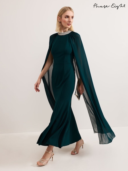 Phase Eight Green Bridie Maxi Dress (F41863) | £379