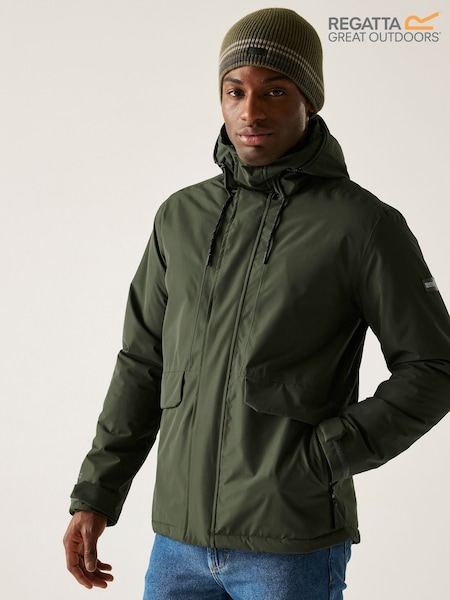 Regatta Green Sterlings Isotex 10000 Midweight Waterproof Jacket (F41921) | £70