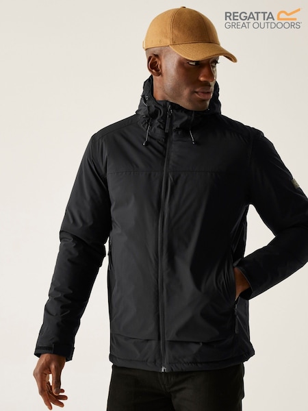 Regatta Black Winsar Waterproof Breathable Insulated Jacket (F41927) | £63