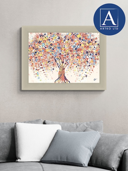 Artko Taupe Coral Dreams by Sara Otter Framed Art (F41933) | £110