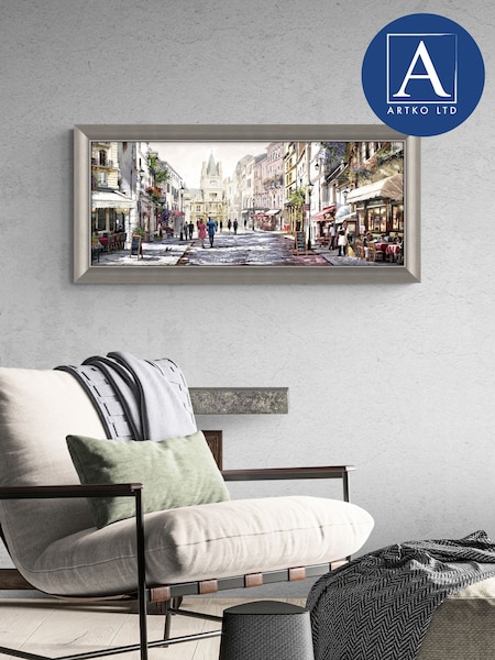 Artko Champagne Café Alfresco by Macneil Framed Art (F41939) | £95