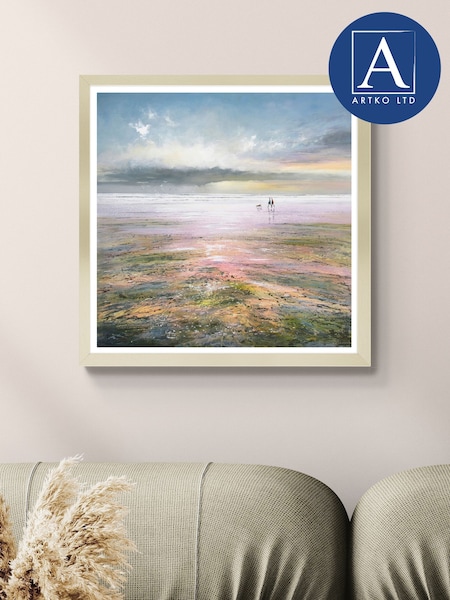 Artko Champagne Stroll At Dusk by Michael Sanders Framed Art (F41966) | £80