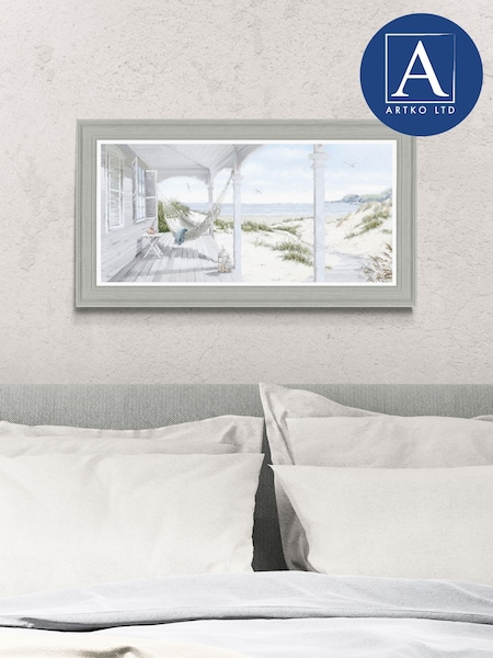 Artko Grey Coastal Breeze by Macneil Framed Art (F41971) | £85