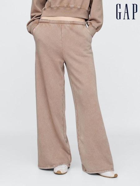 Gap Brown Vintage Soft Baggy Wide-Leg Joggers (F42025) | £50