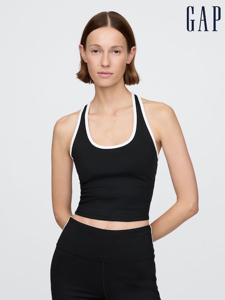 Gap Black/White Power Racerback Brami (F42038) | £25