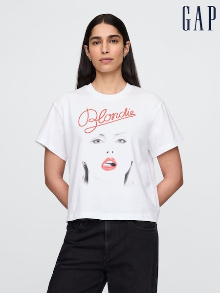 Gap White Blondie Graphic T-Shirt (F42074) | £24
