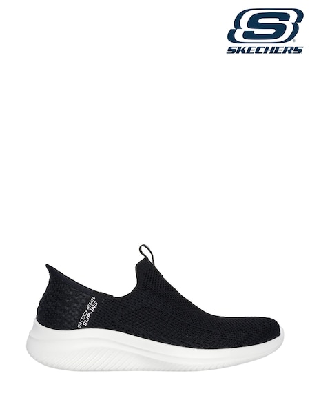 Skechers Black Ultra Flex 3.0 Easy Win Slip Ins Trainers (F42163) | £0