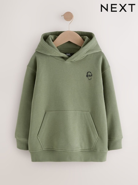 Khaki Green Sign Off Hoodie (3-16yrs) (F42187) | £9 - £14
