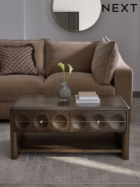 Dark Eden Solid Mango Wood Storage Coffee Table (F42572) | £625